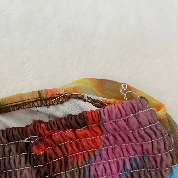 Studio Y Multicolor Strapless Dress - Picture 3 of 7